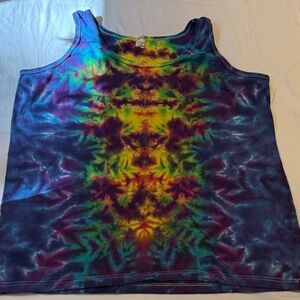 Multicolor Tie-Dye Tank Top
